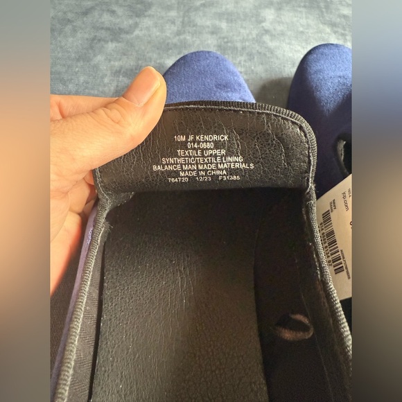 JF. J Ferrar Navy Velvet Slip On Loafers Mens SZ 10M Memory Foam Dressy Formal - Picture 9 of 10